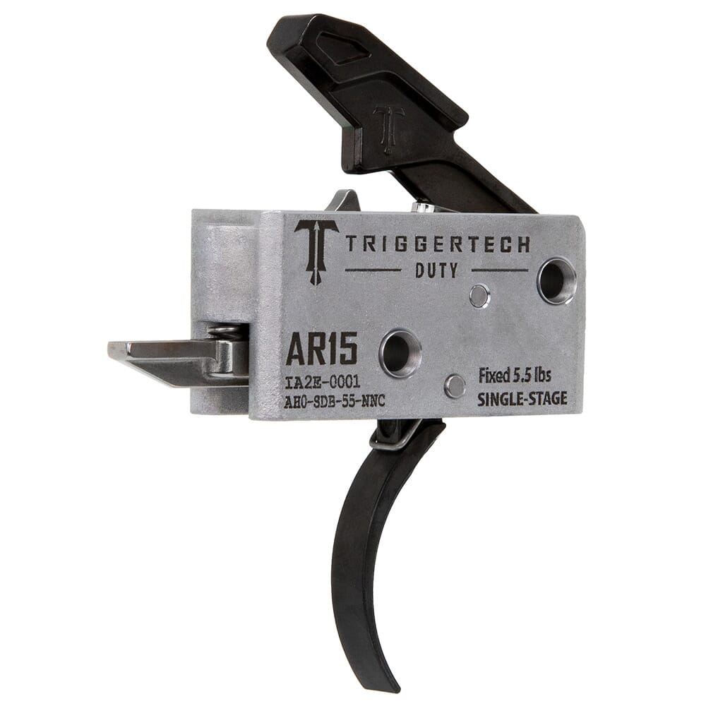 TriggerTech AR15 Single Stage Mil-Spec Black/Die-Cast 5.5lb Trigger AH0-SDB-55-NNC