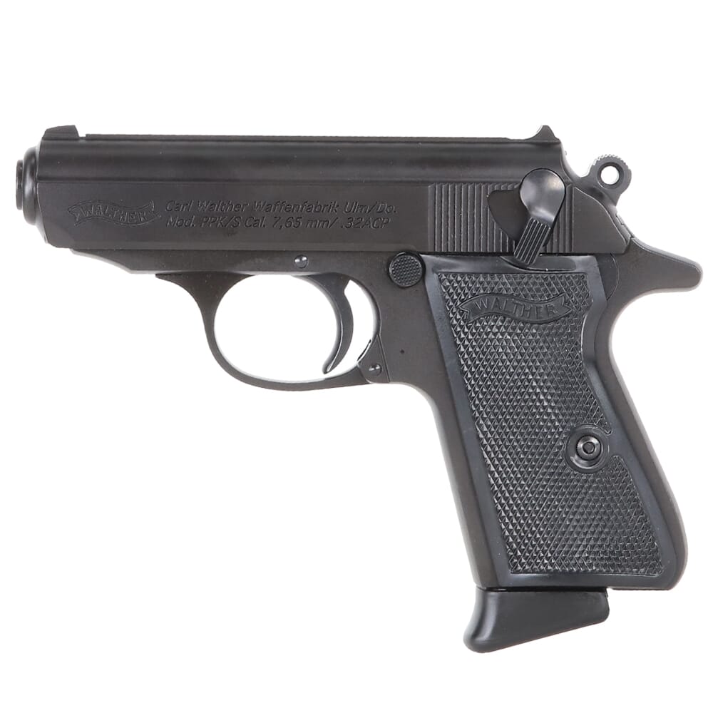 Walther Arms PPK/S .32 ACP Black 3.3" Barrel Pistol w/(2) 7rd Magazines 4796023