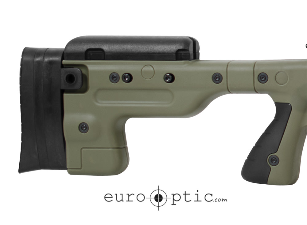 Accuracy International AT Green Rifle 6.5 Creedmoor Fixed 24" Threaded 5/8"-24