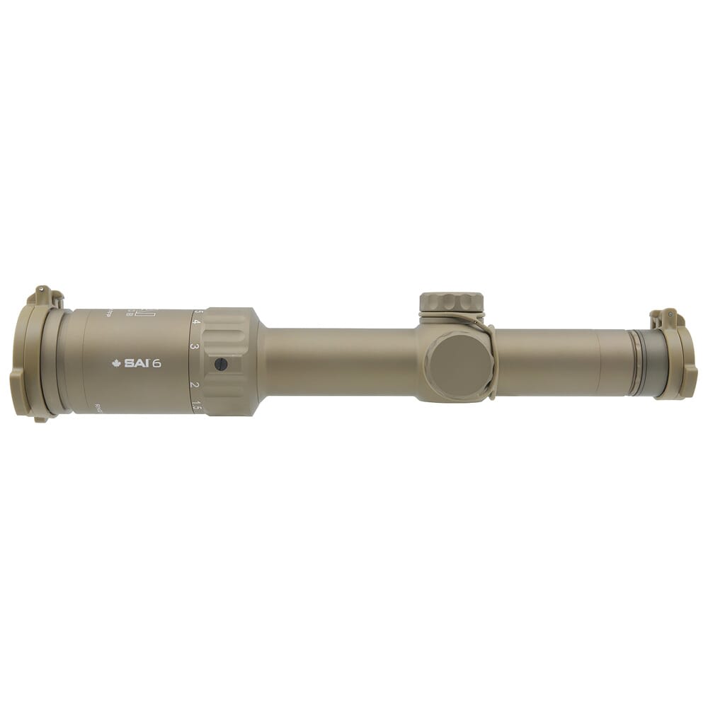 SAI Optics SAI 6 1-6x24mm .1 MRAD FFP 7.62 BDC Rapid Aiming Feature Riflescope RNG16-T170-C20