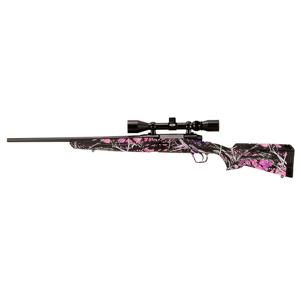 Savage Arms AXIS XP Compact Muddy Girl .223 Rem 20" 1:9" Bbl Muddy Girl Camo BA Rifle w/Weaver 3-9x40mm Scope & (1) 4rd Mag 57271