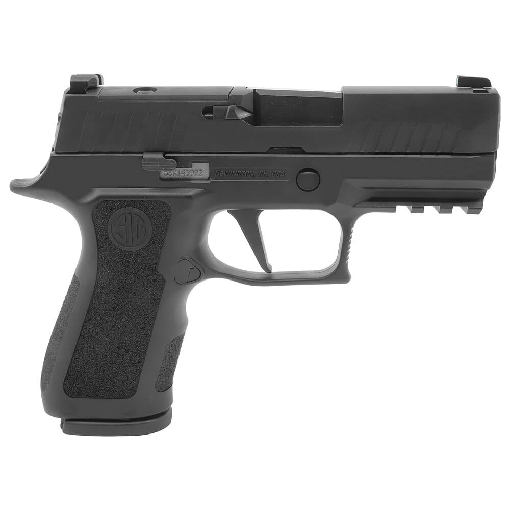 Sig Sauer P320 X-Series 9mm 3.6" Bbl Compact Low-Capacity Pistol w/(2) 10rd Mags, XRAY3, Mod Poly X Grip, Optic Plate Cover & Rail 320XC-9-BXR3P-R2-10