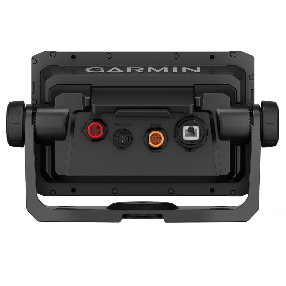 Garmin ECHOMAP UHD2 73cv Fish Finder w/GT54UHD-TM Transducer & Garmin Navionics+ U.S. Inland Mapping Side View 010-02684-01