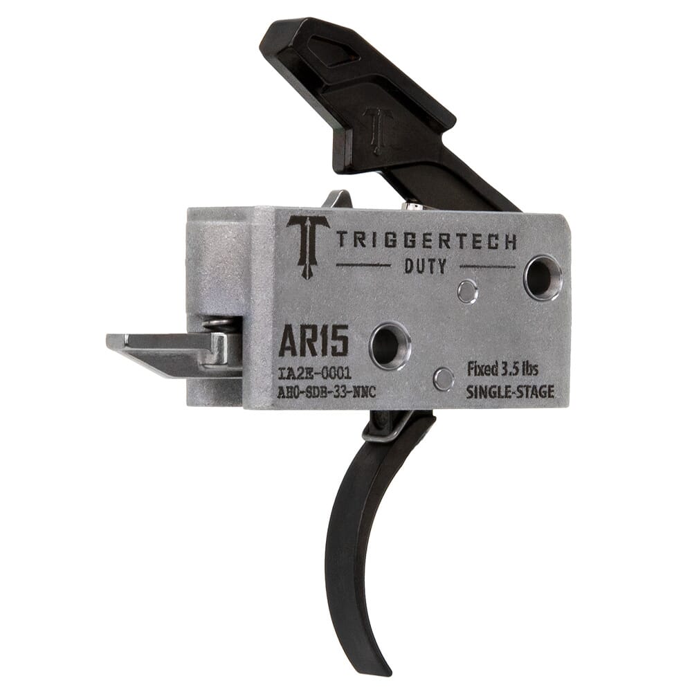 TriggerTech AR15 Single Stage Duty Black/Die-Cast 3.5lb Trigger AH0-SDB-33-NNC