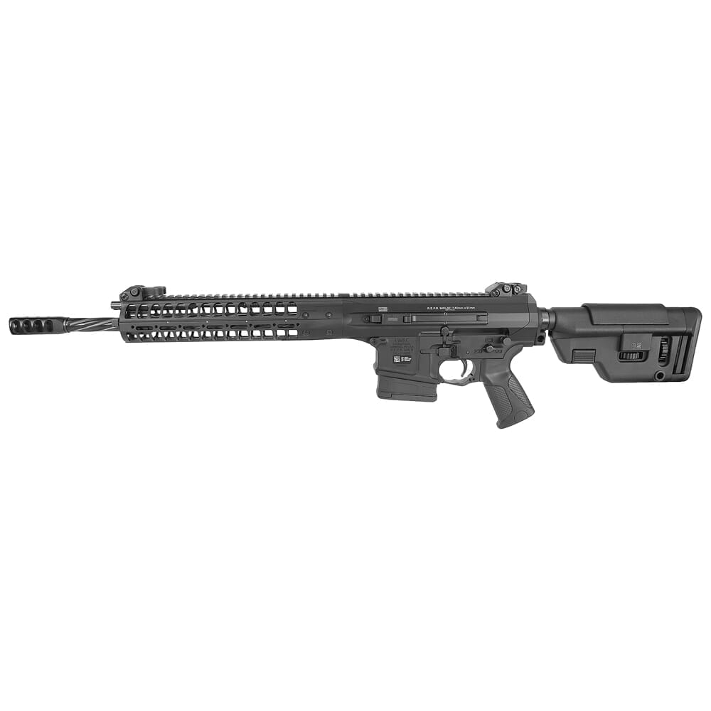 LWRC REPR MKII 7.62mm NATO 16.1" 5/8x24 1:10" Spiral Fluted Bbl Black CA Compliant Rifle REPRMKIIR7BF16SCCAC