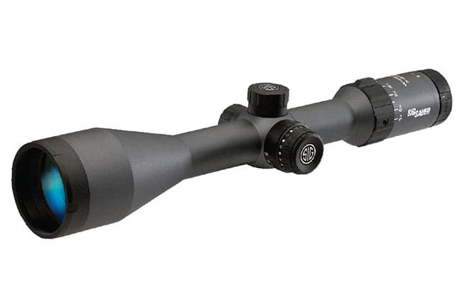 Sig Sauer Whiskey5 5-25x52mm Standard Duplex Illum Fiber Dot Scope SOW55001