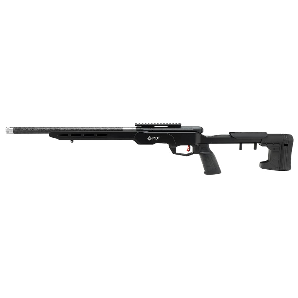 Savage Arms B17 Precision Lite .17 HMR 18" 1:9" 1/2x28 Bbl Black Aluminum BA Rifle w/(1) 10rd Mag, Custom MDT 1pc Chassis & MDT Pistol Grip 70856