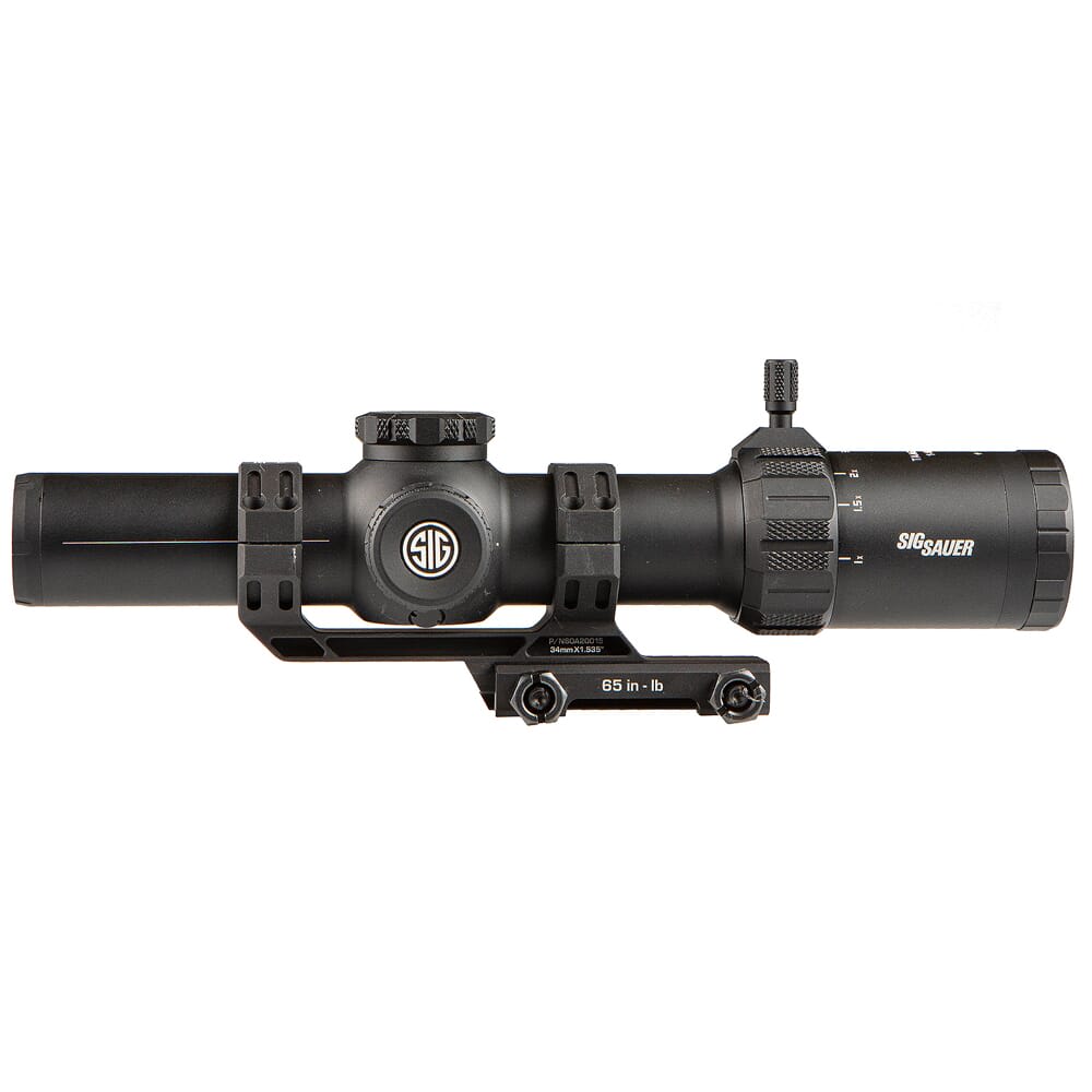 Sig Sauer TANGO MSR 1-10x28mm Illum MSR BDC10 SFP Black Riflescope w/ALPHA-MSR Cantilevered Mount SOTM11000