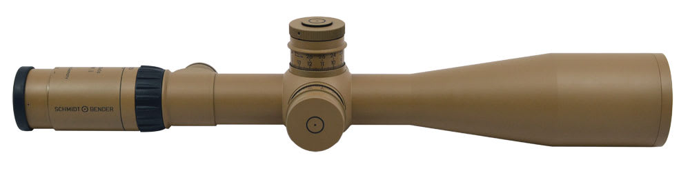 Schmidt Bender PMII 5-25x56 L/P MTC LT H58 FFP MRAD CW RAL8000 Color