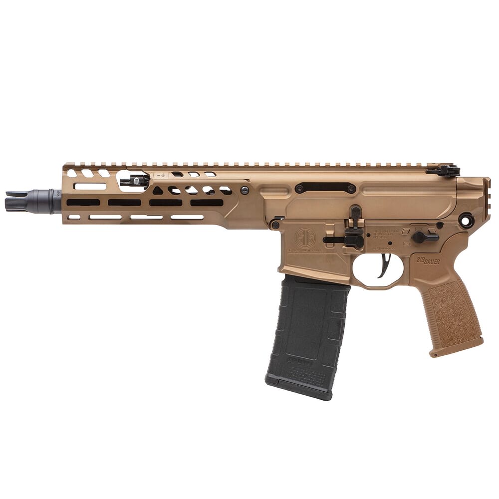 Sig Sauer MCX SPEAR-LT .300 Blackout 9" 1:5" Bbl Coyote Brown Pistol w/(1) 30rd Magazine PMCX-300B-9B-LT