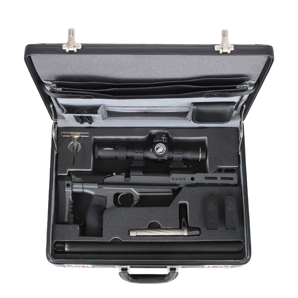 Gunwerks The Accountant .308 Win 17.5" Bbl Suppressed Takedown Rifle w/Mark 5HD 2-10x30, Briefcase, & (5) Boxes of Federal Custom Ammo (NFA) GW-1F14D