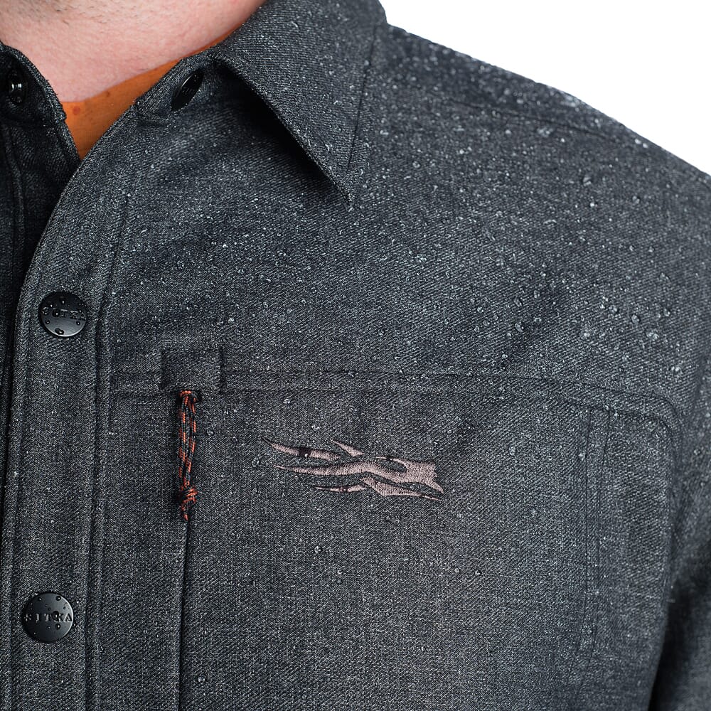 Sitka TTW Highland Overshirt Sitka Black Small 80015-BK-S