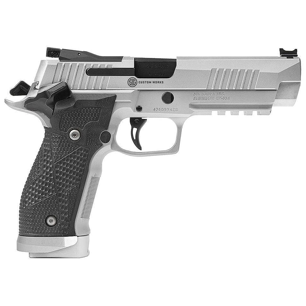Sig Sauer P226 XFive 9mm 5" Bull Bbl Stainless Steel Frame w/ 1913 Accessory Rail Incl. (3) 20rd Steel Mags w/ Alloy Basepads 226X5-9-STAS