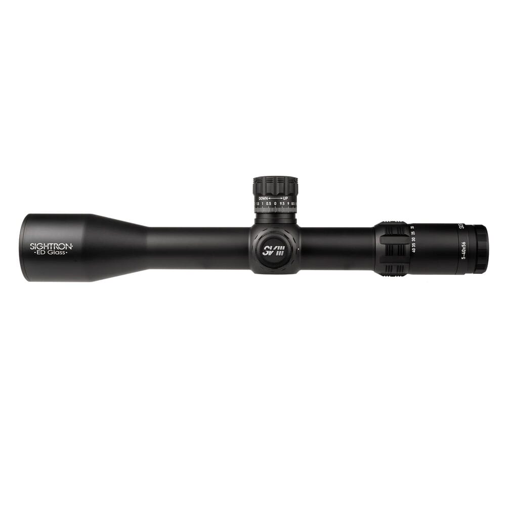 Sightron SVIII 5-40x56ED Zero Stop Illuminated LRM Riflescope 29001