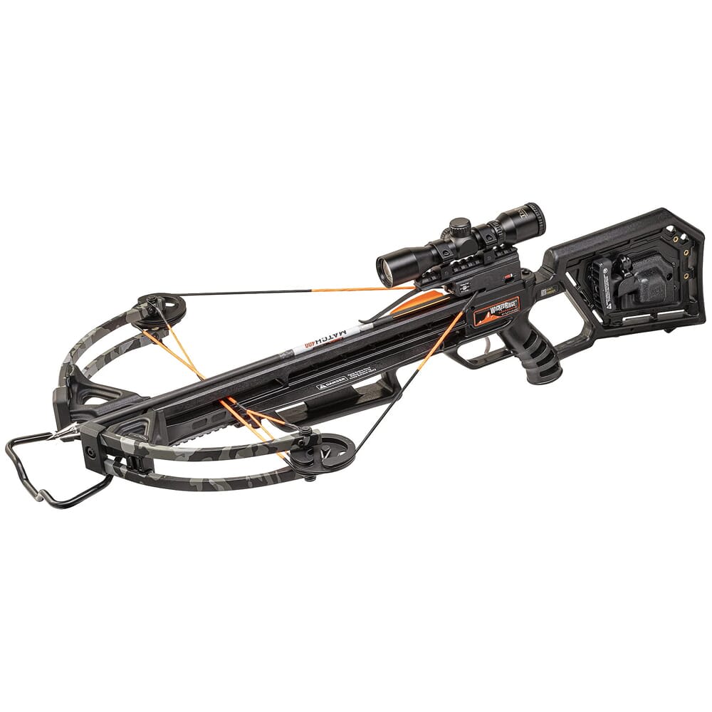 Wicked Ridge Blackhawk XT Peak Camo Crossbow w/ACUdraw 50 & Multi-Line Scope WR23020-1531