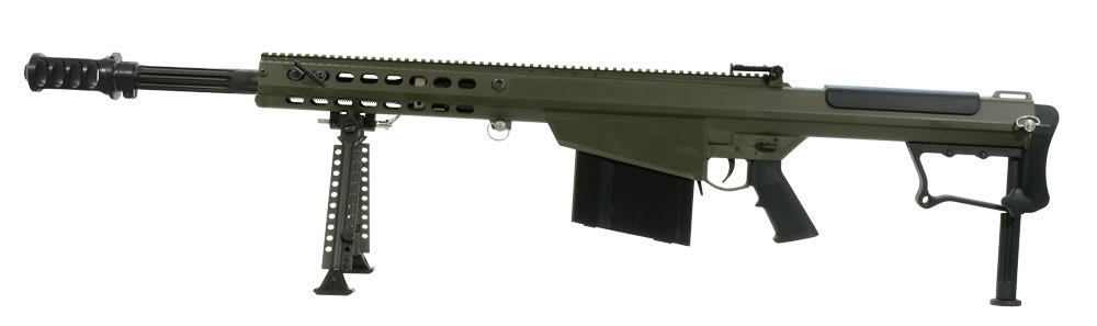 Barrett M107A1 Rifle System OD Green Cerakote Receiver Black 20' Fluted Barrel 14554 14554
