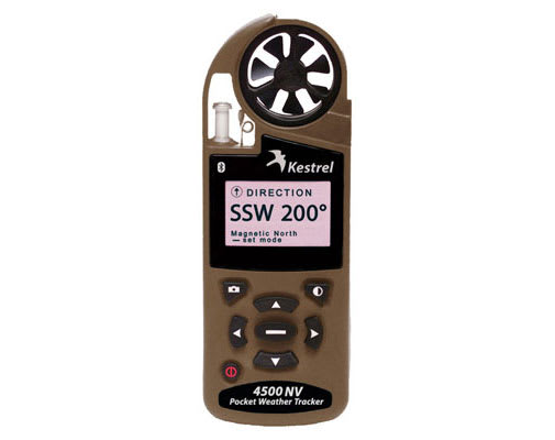 Kestrel 4500NV Bluetooth Complete Weather & Environmental Meter w/Datalogging Desert Tan 4500BNV 0845BNVTAN