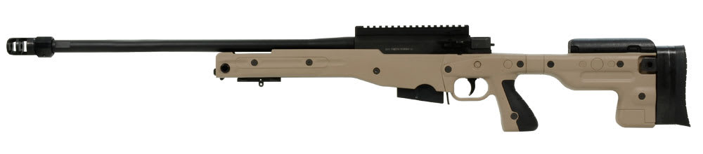 Accuracy International AT Rifle - Fixed Pale Brown Stock - 308 Win 24 inch threaded bbl std brake - small firing pin