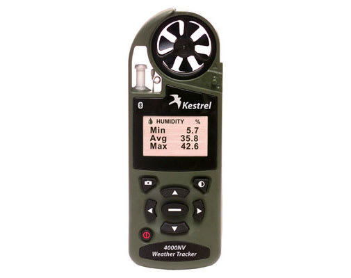 Kestrel 4000NV Bluetooth Weather & Environmental Meter w/ Datalogging Olive Drab 4000BNV 0840BNVOLV