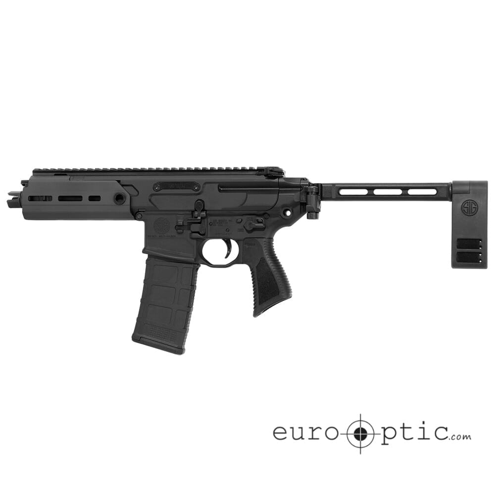 Sig Sauer SIG MCX, 5.56 Nato, Pistol, Semi, 5.5in Bbl, Pcb, Al MLOK Hg, (1) 30 Rd Mag, Rattler Pistol PMCX-5B-TAP