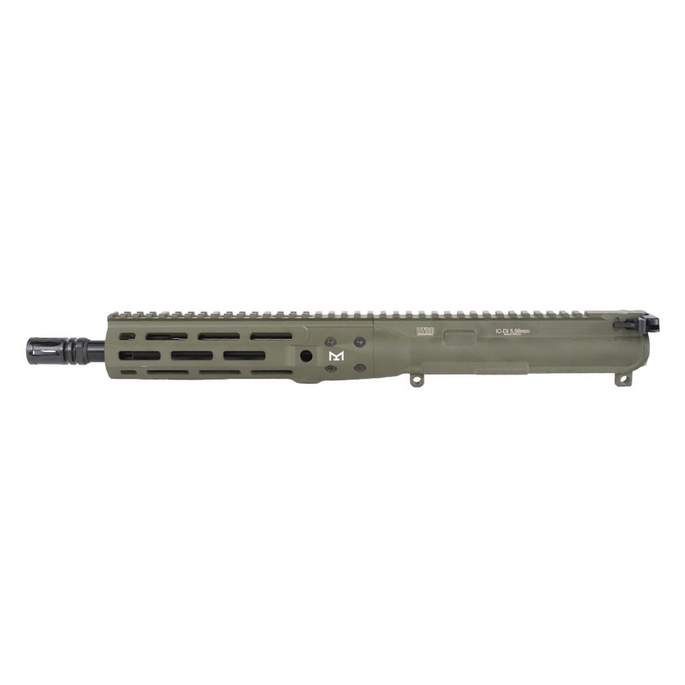 LWRC ICDI M-LOK Direct Impingement 5.56mm NATO 10.5" 1:7" 1/2x28 Bbl OD Green Complete Upper Receiver ICDIU5ODG10ML