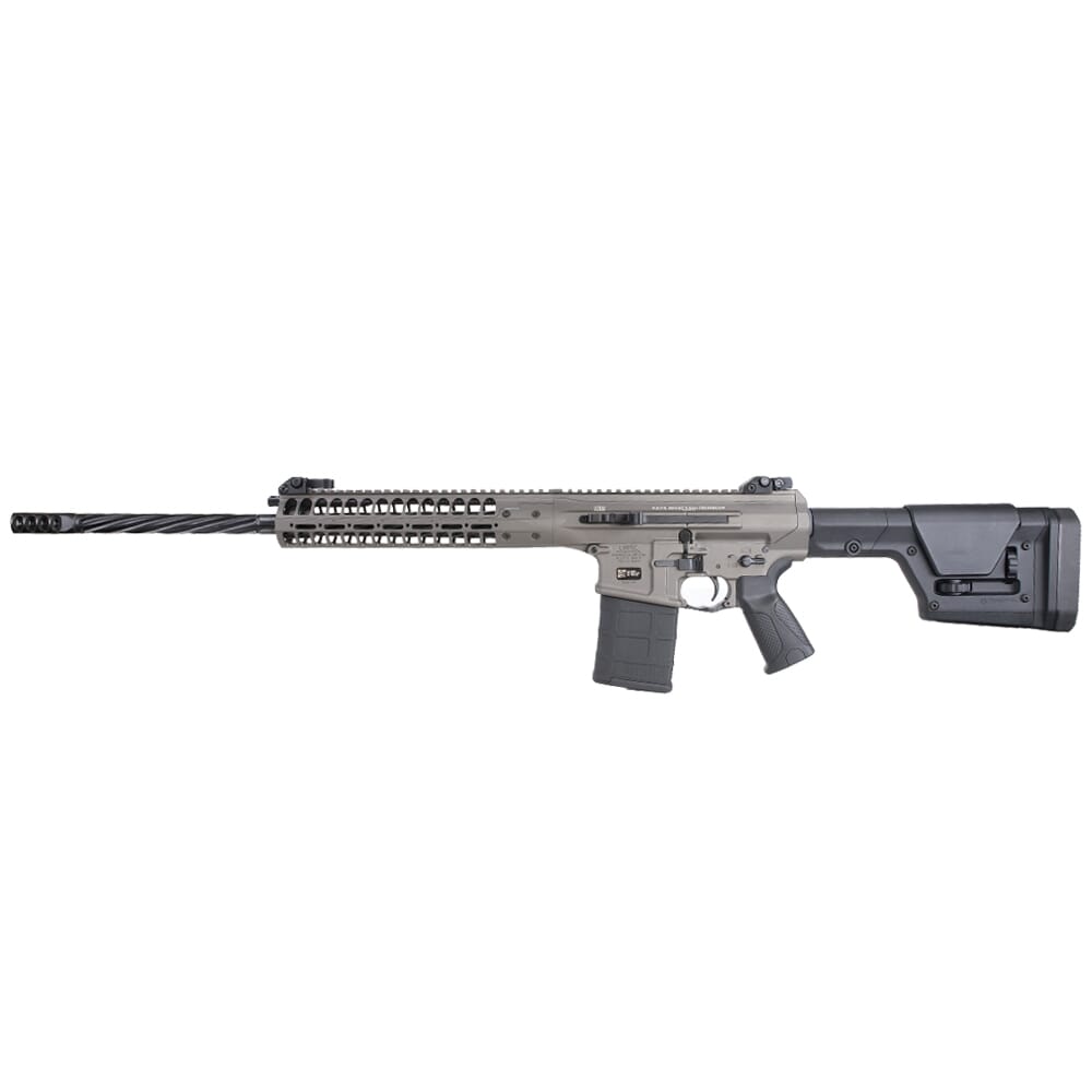 LWRC REPR MKII 6.5 Creedmoor 22" 1:8" 5/8x24 Spiral Fluted Bbl Tungsten Grey Side Charge Rifle REPRMKIIR6.5TGF22SC