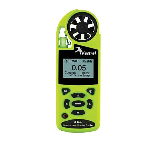 Kestrel 4300 Bluetooth Construction Weather & Environmental Meter 0843B