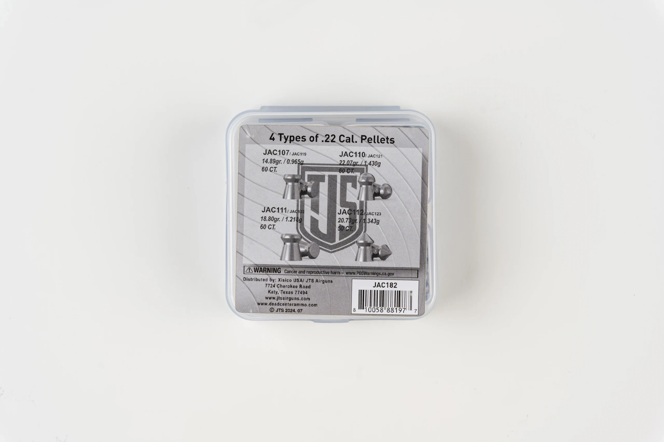 JTS .22 Dead Center Pellet Test Pack JAC182-img-2