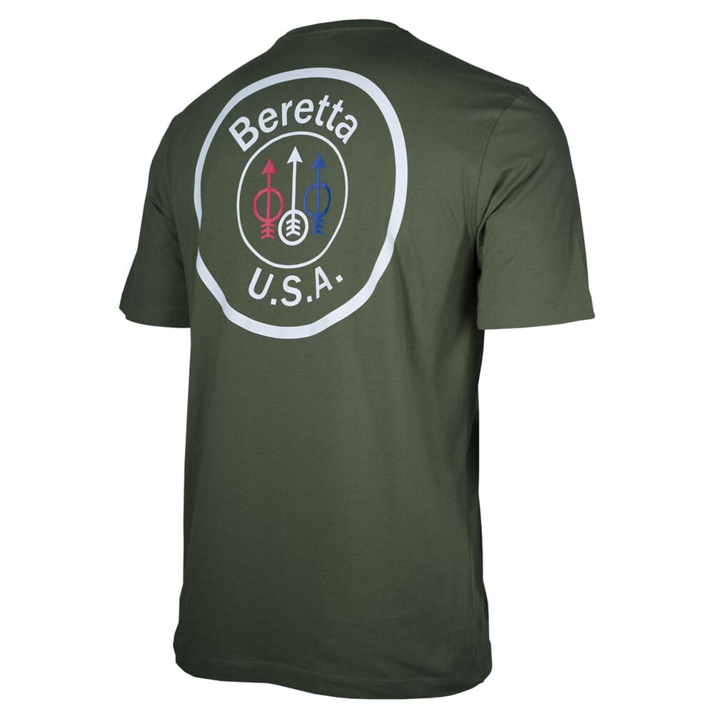 Beretta USA Logo SS Tee Army Green Medium TS252T1416078KM