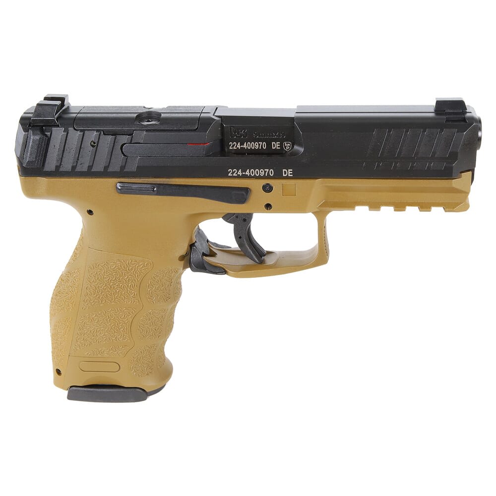 HK VP9 9mm 4.09" Bbl Optics Ready FDE Pistol w/(3) 17rd Mags & Night Sights 81000608