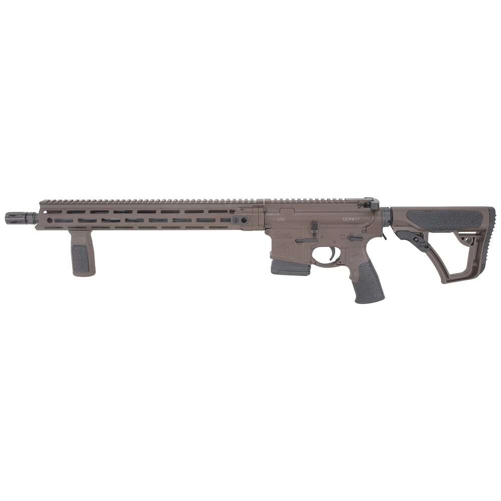 Daniel Defense DDM4 V7 5.56mm NATO 16" 1:7" Bbl CA Compliant Mil Spec+ Rifle 02-128-02338-055