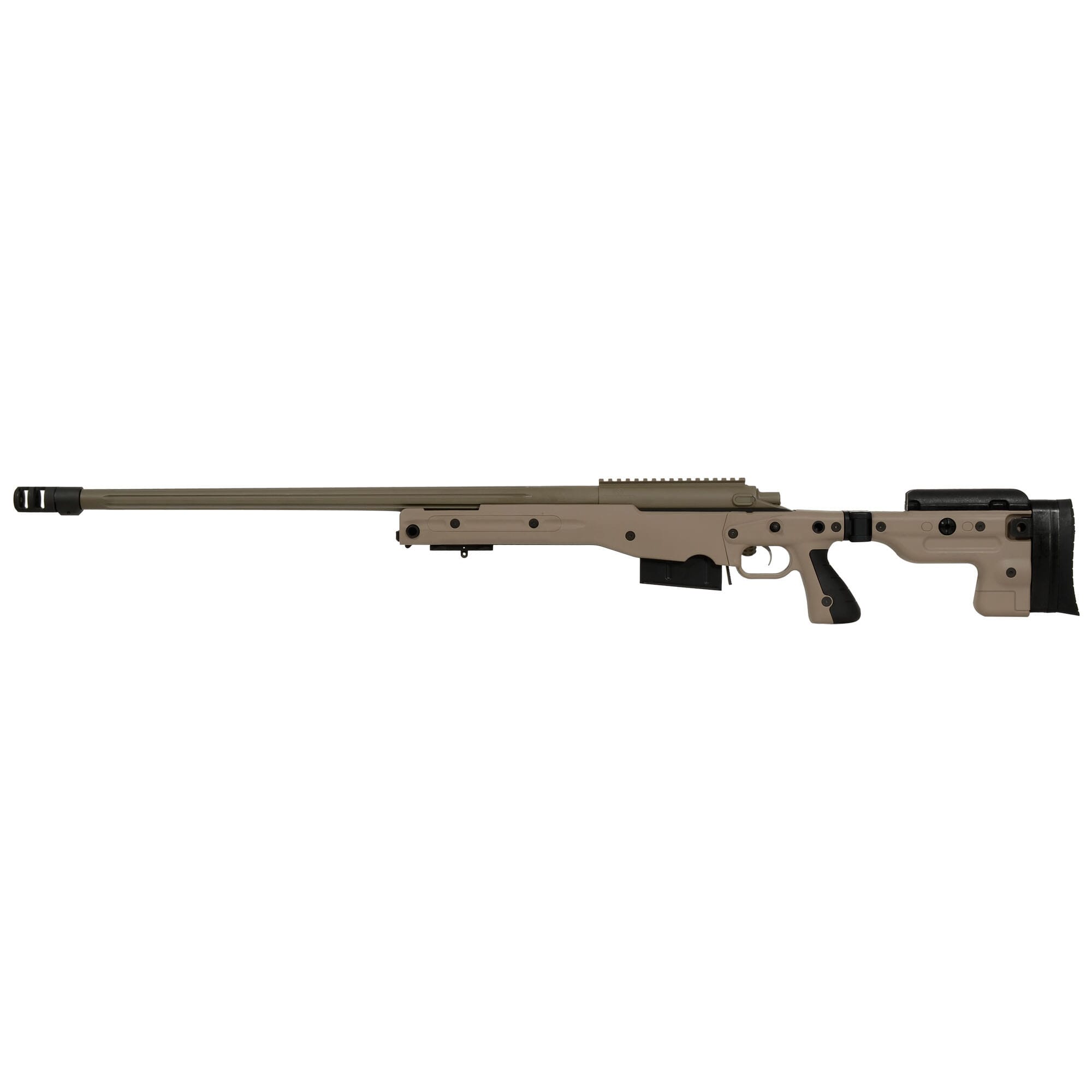 Surgeon Scalpel 300 Win-FDE AI Folding Stock-Jewel Trigger-26in Fluted-Badger FTE Brake