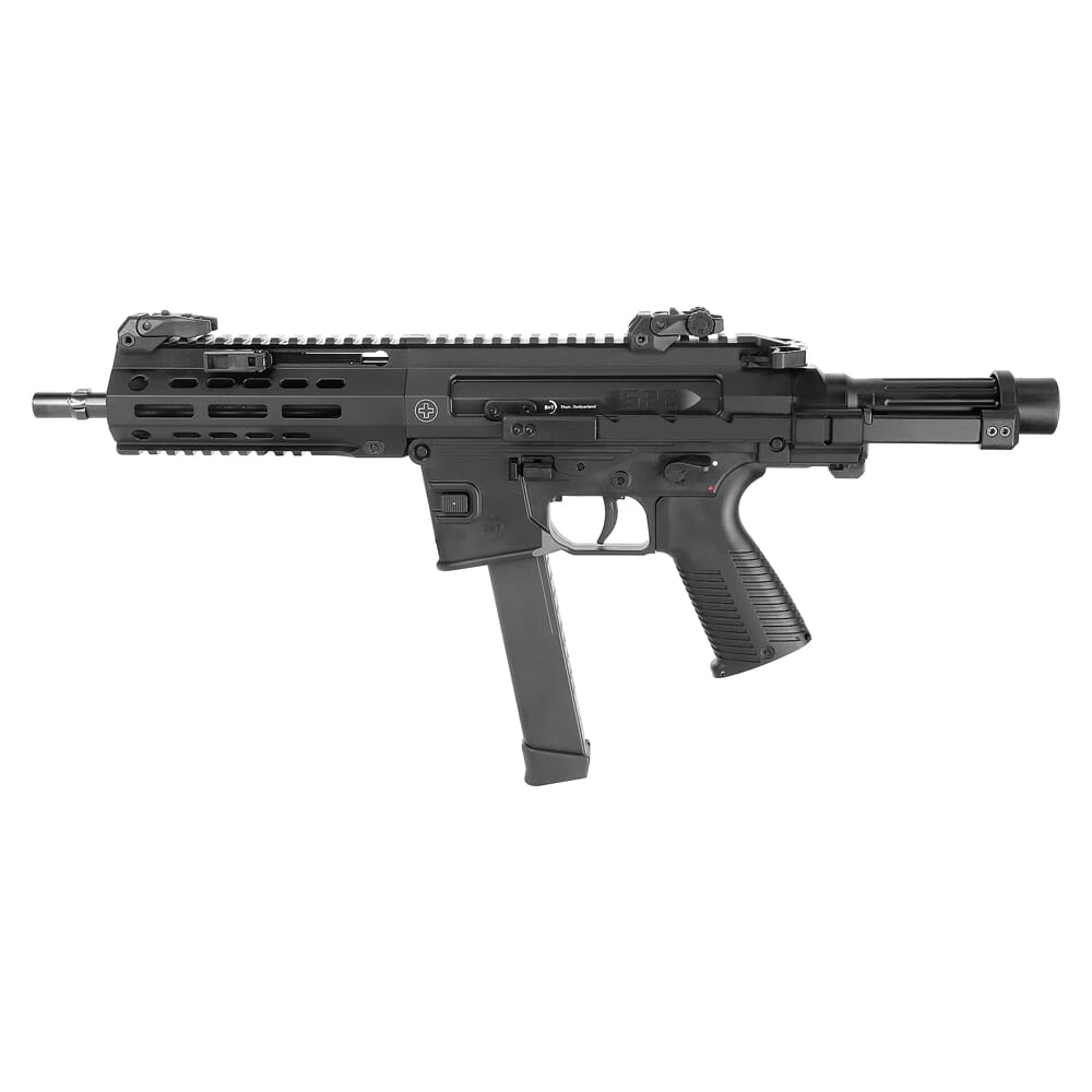 B&T SPC9-G 9mm Black Pistol w/Telescopic Brace Adapter & Glock Lower BT-500003-TB-G-US