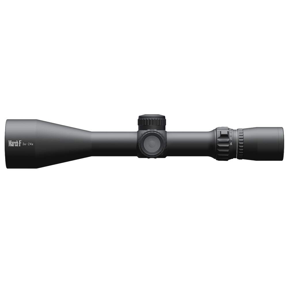 March F 3-24x52mm FFP FMA-1 Reticle 1/4MOA 6Level Illum Riflescope D24V52FIMAN-FMA-1