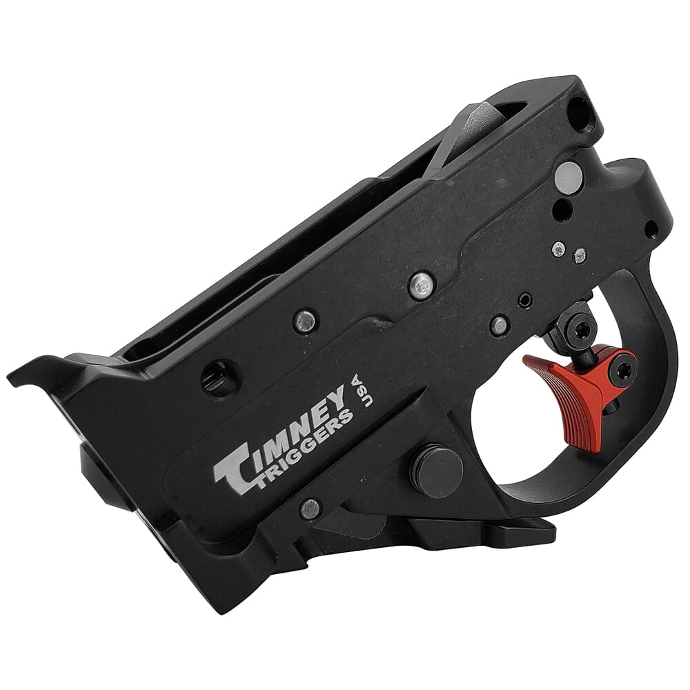 Timney Ruger 10/22 Calvin Elite 2 Stage Black Housing Short Mag Release Trigger with Adjustable Shoes 2-STAGE-1022CEBL
