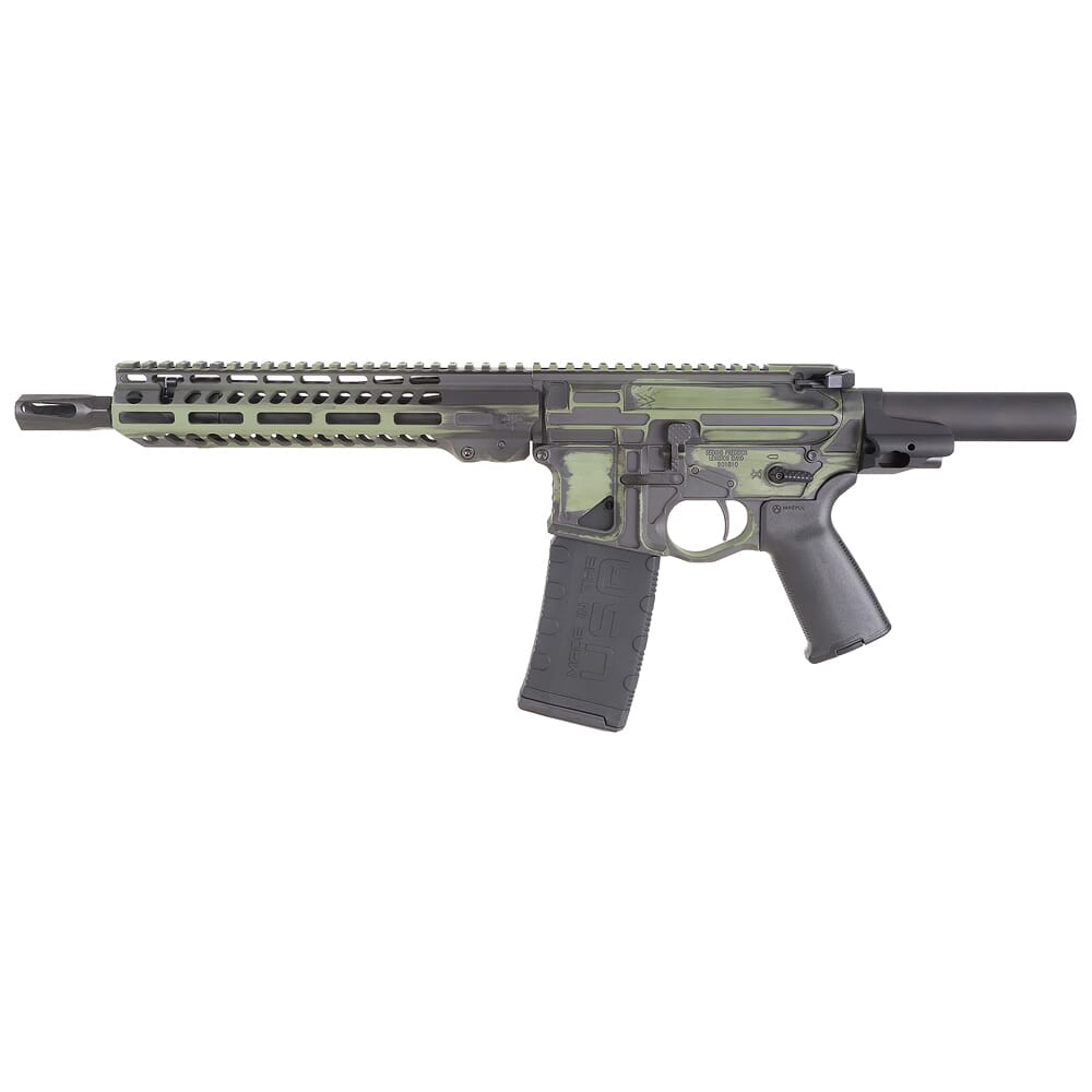 Seekins Precision CQ PDP .223 Wylde 10.5" 1:8" 1/2"x28 TPI Bbl BW OD Green Pistol 0011300099-ODGBW