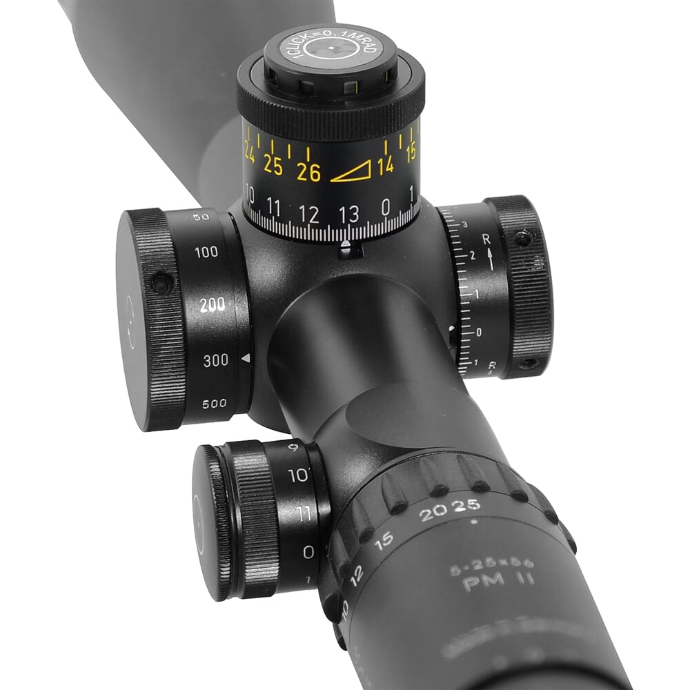 Schmidt Bender PM II 5-25x56 L/P DT/ST MSR2 .1 mrad CW Black Riflescope 677-911-812-94-67