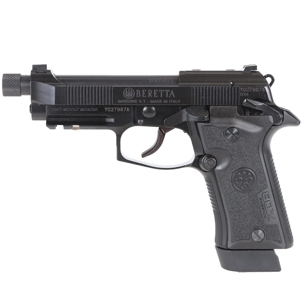 Beretta 80X Cheetah Tactical Urban .380 ACP 4.4" Bbl Black SA/DA 15rd Pistol w/Threaded Barrel J80XTU15