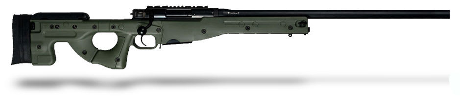 Accuracy International AE MK III 6-5 Creedmoor 26 inch Plain bbl Green Fixed Stock