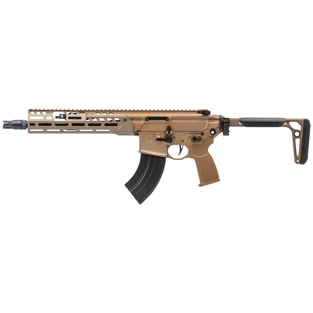 Sig Sauer MCX SPEAR-LT 7.62x39 11.5" 1:9.5" Bbl Coyote Brown Short Barrel Rifle w/(1) 28rd Magazine (NFA) RMCX-762R-11B-LT-SBR