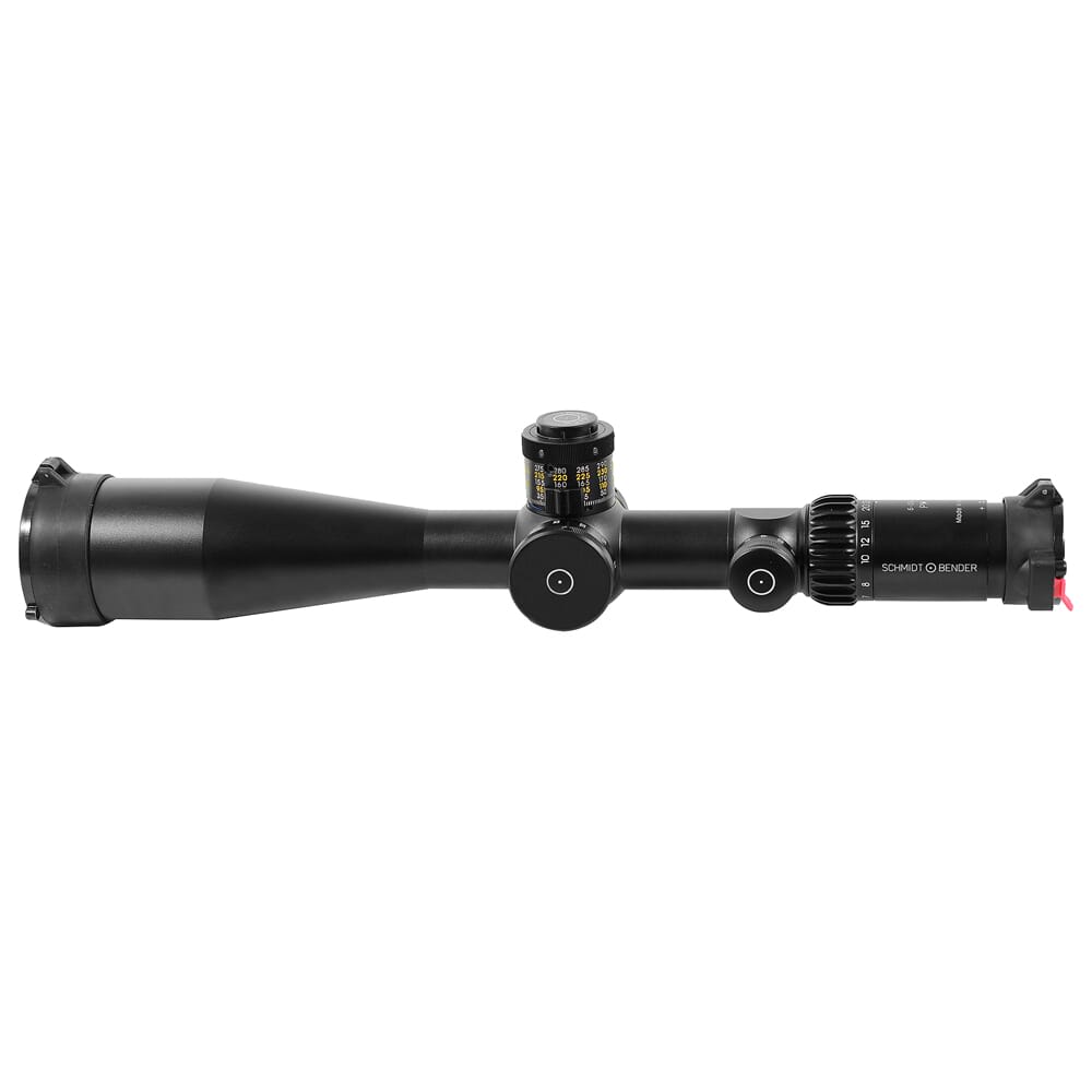 Schmidt Bender PM II 5-25x56 LP LRR-MIL 1/2cm cw MT II MTC LT / DT II+ ZC Black Riflescope 677-911-41C-I2-H6