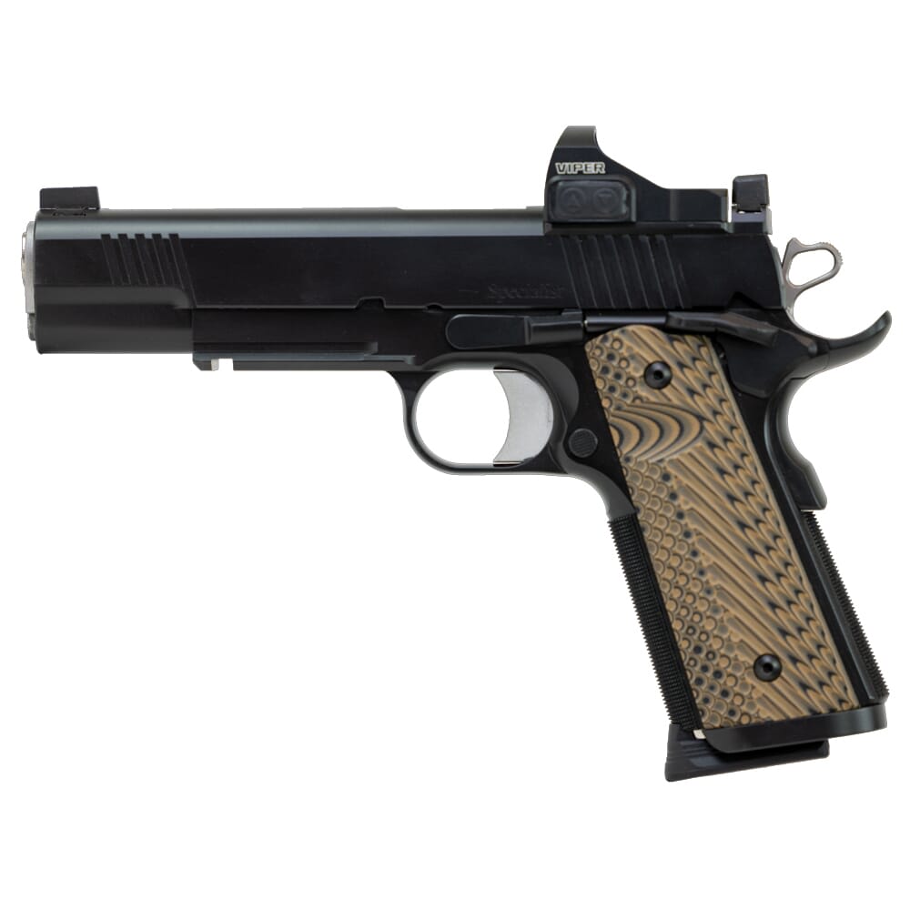 Dan Wesson Specialist .45 ACP 5" Bbl 8rd Optics-Ready Pistol w/Fixed Tritium Night Sights, Light Rail, Magwell, Ambi-Safety & G10 Grips 01799