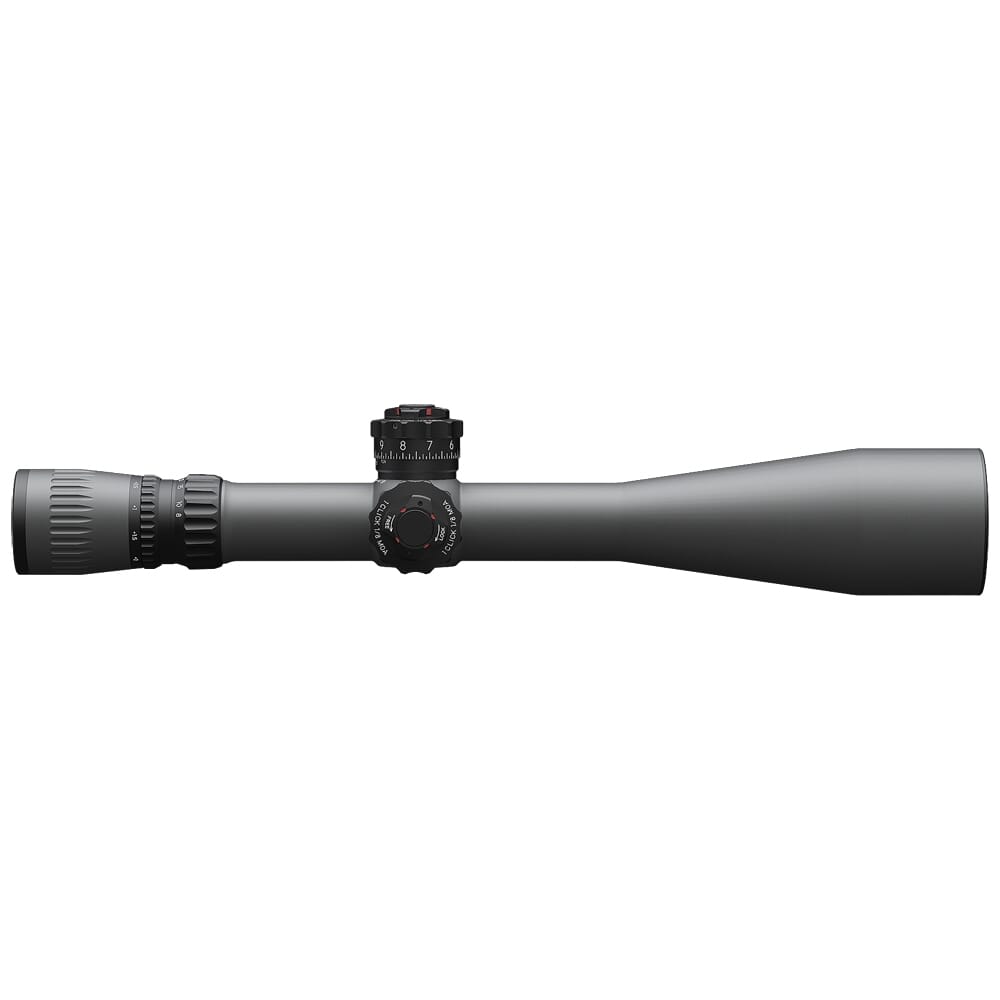March X Tactical "High Master" Majesta 8-80x56mm SFP W-Dot 1/8MOA 6Level Illum Riflescope w/Middle Wheel & Shuriken Dial Lock D80HV56WTIX-GR-W-Dot
