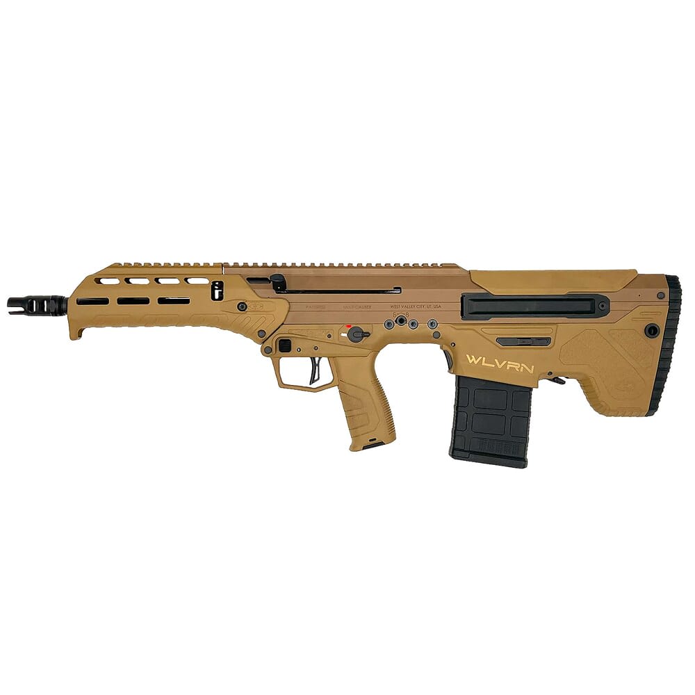 Desert Tech WLVRN 7.62 NATO 20" 10rd FDE California Compliant Rifle WLV-RF-A2010-C-F