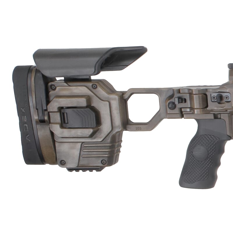 Cadex Defense Tremor .50 BMG 29" 1:15" Bbl 1-14 TPI Battle Worn Tan Rifle w/Round Bolt Knob & MX1 Muzzle Brake CDX50-DUAL-50-29-BR40-D2J5N-BWT