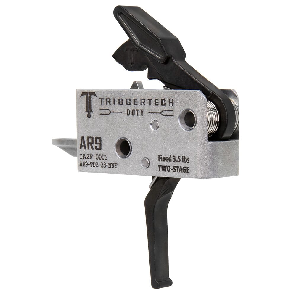 TriggerTech AR9 Two Stage Duty Black/Die-Cast 3.5lb Trigger AH9-TDB-33-NNF