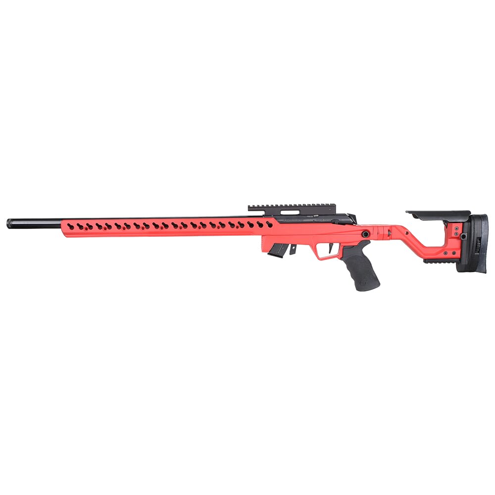 Anschutz 1727F .22 LR 23" Bbl Fire Red Rifle w/5020 2-Stage Trigger AI AT-X Chassis & 30MOA Rail 0A016793AIFR