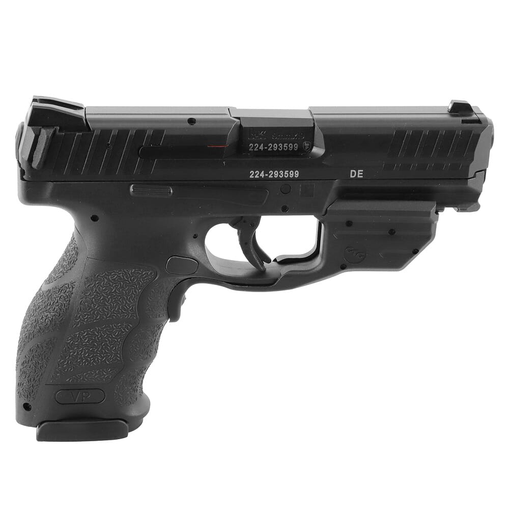 HK VP9-B 9mm Push Button Mag Release Pistol w/(2) 17rd Magazines and Green Crimson Trace Laser 81000382