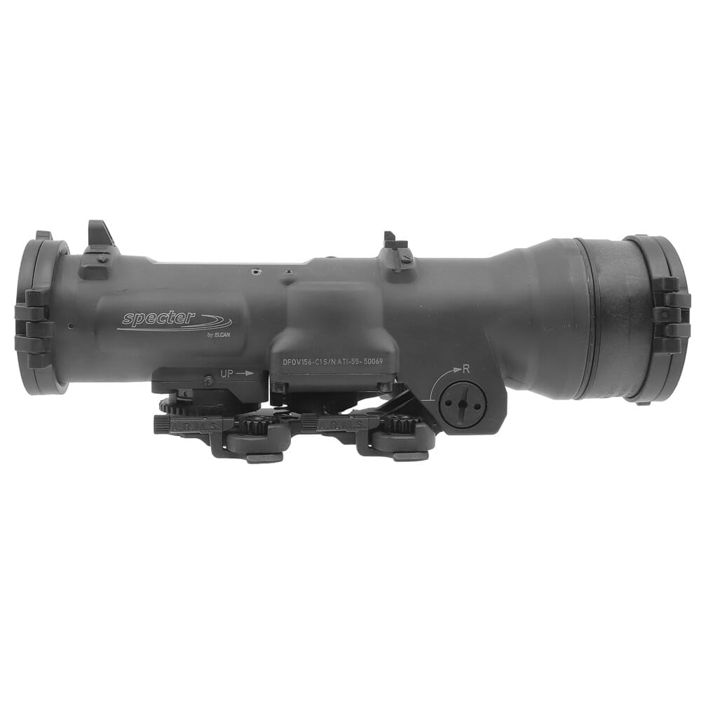Elcan SpecterDR 1.5-6x 5.56mm Riflescope w/Flip Covers, ARD & A.R.M.S. Levers DFOV156-L1