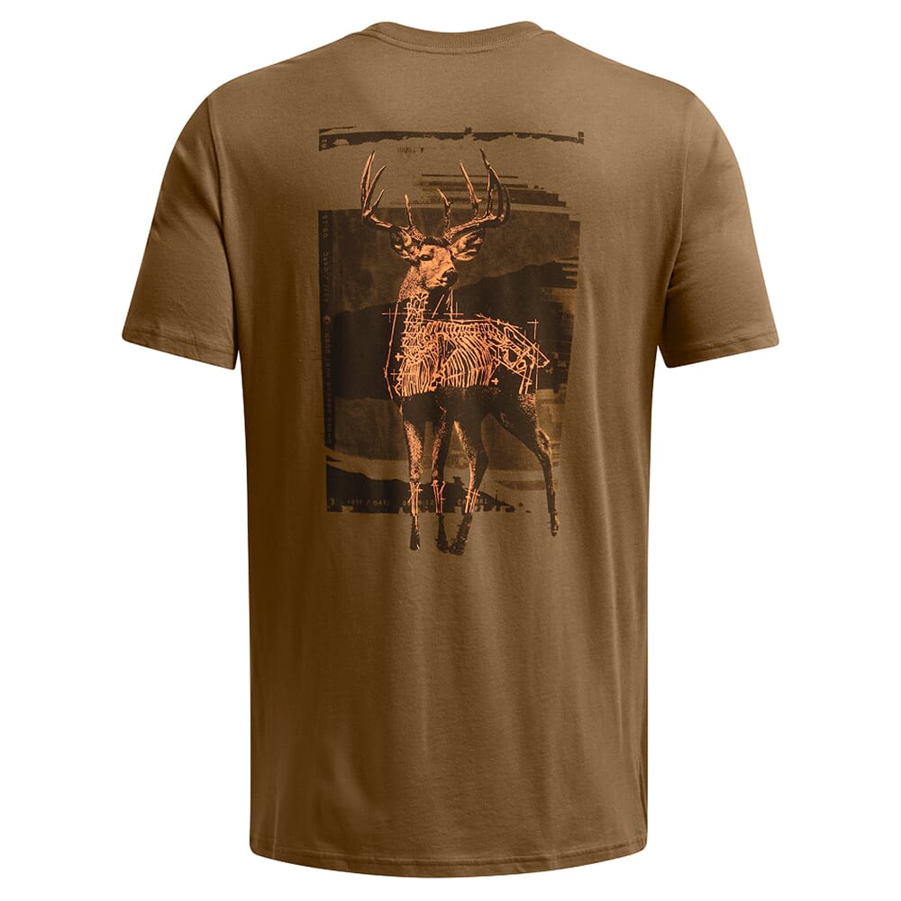 Under Armour Schematic Whitetail Short Sleeve Shirt Coyote XXL 1386778-498007